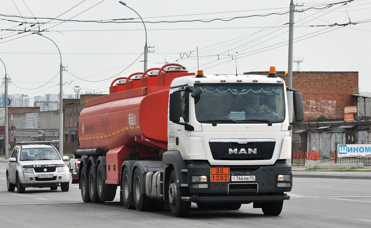 Омская область, № Т 766 МВ 55 — MAN TGS 33.440
