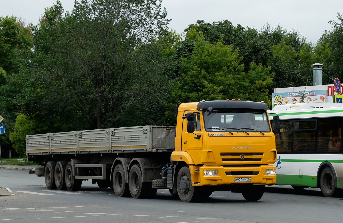 Москва, № О 922 ВУ 777 — КамАЗ-65116-A4(23)