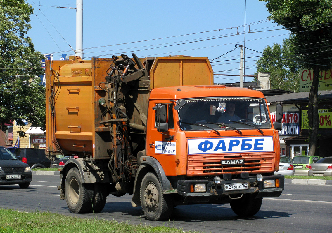 Нижегородская область, № В 275 НХ 152 — КамАЗ-43255-A3(96)