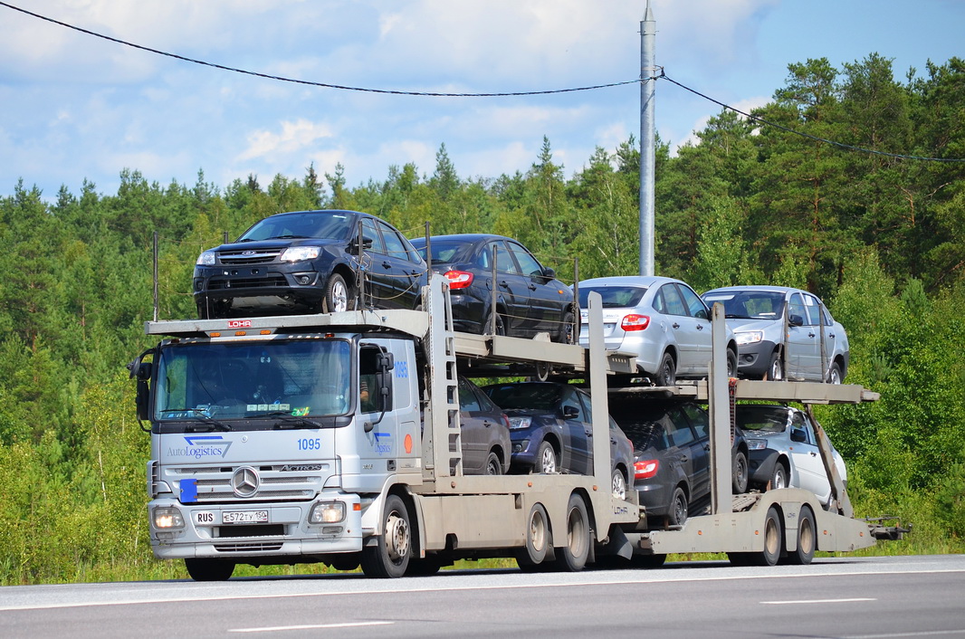 Московская область, № 1095 — Mercedes-Benz Actros ('2003) 1836