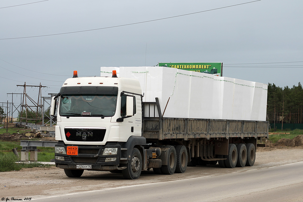 Саха (Якутия), № Н 556 КР 14 — MAN TGS 26.440