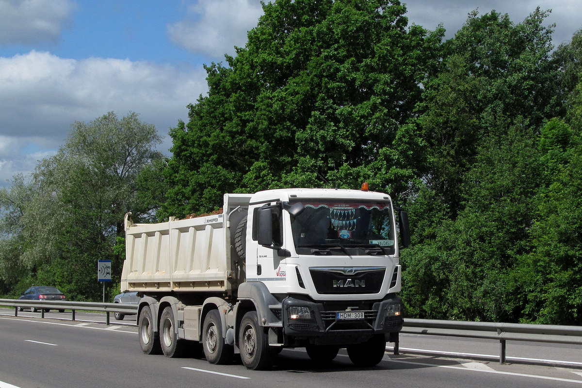 Литва, № HDM 308 — MAN TGS 41.440