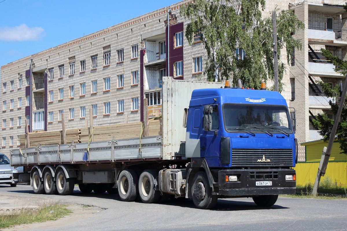 Томская область, № Е 067 ОР 70 — МАЗ-643008