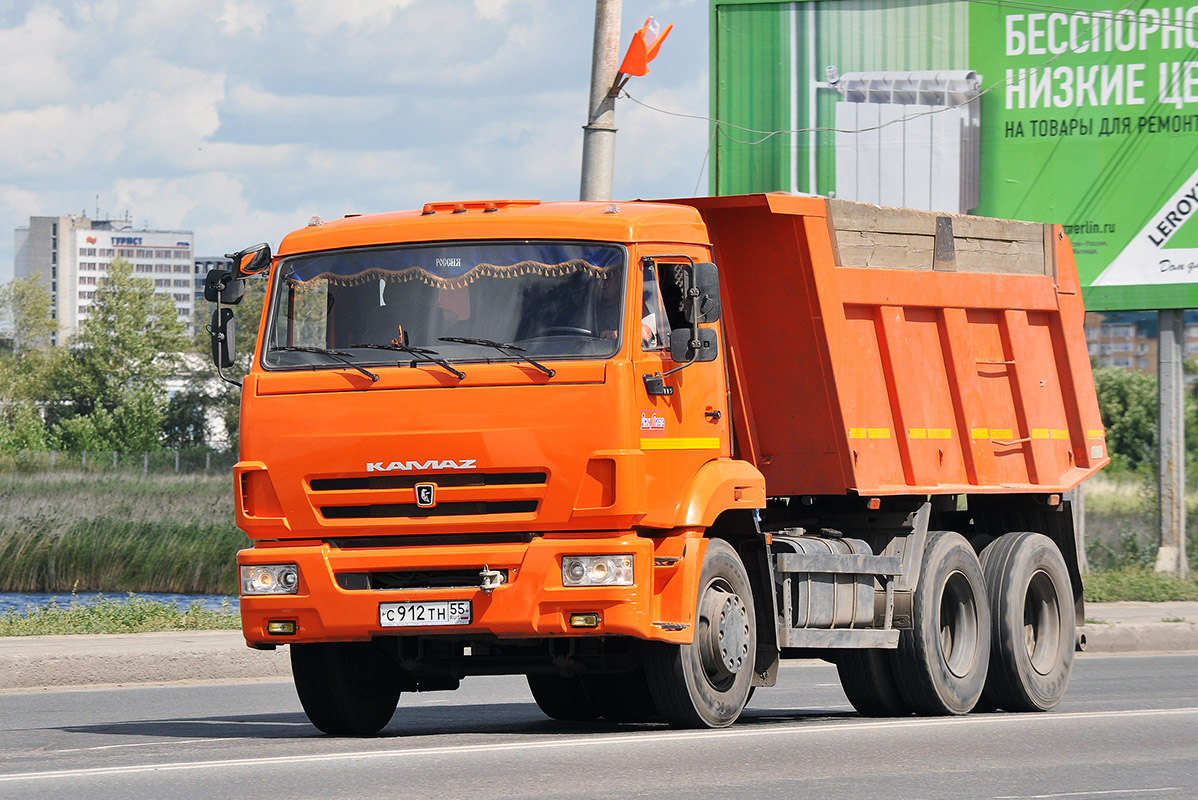 Омская область, № С 912 ТН 55 — КамАЗ-65115-N3(78)