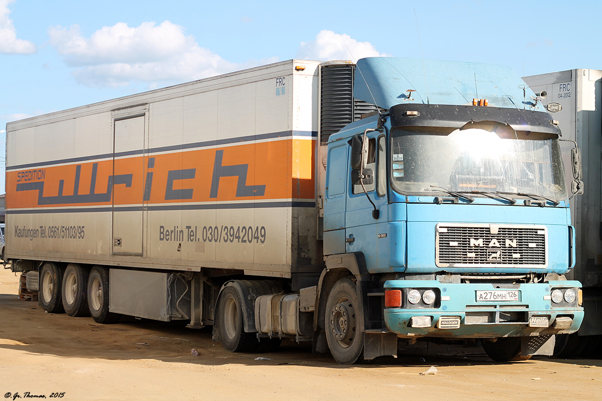 Ставропольский край, № А 276 МН 126 — MAN F2000 19.xxx (общая)