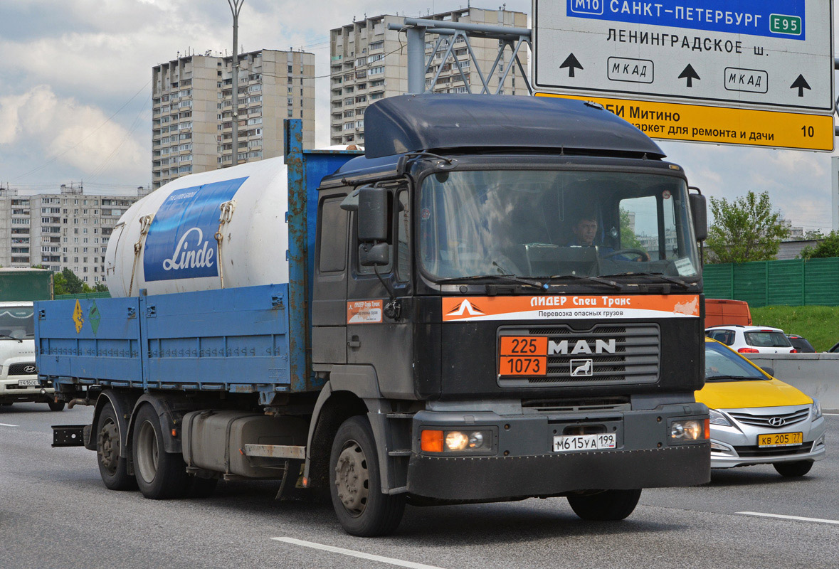 Москва, № М 615 УА 199 — MAN F2000 23.xxx (общая)