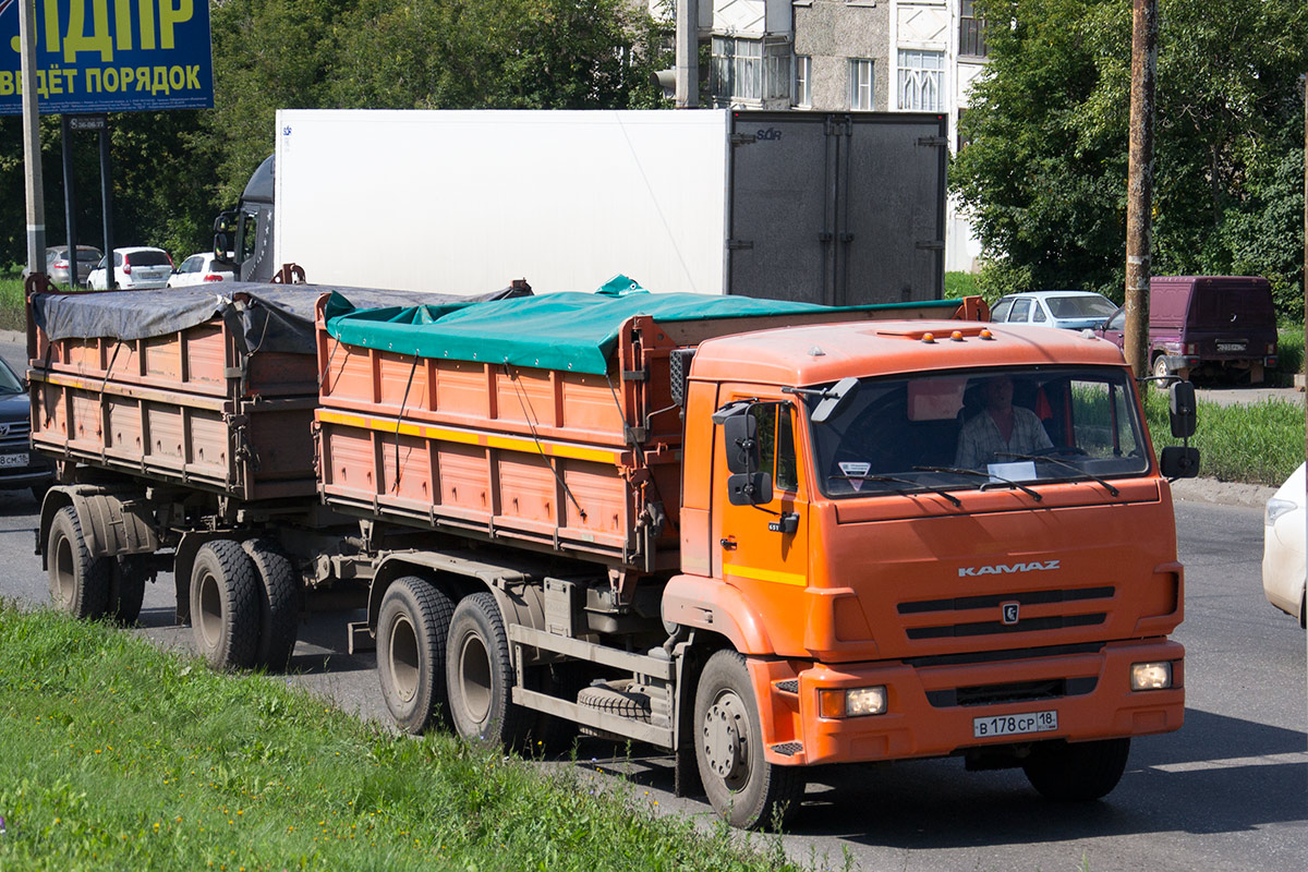 Удмуртия, № В 178 СР 18 — КамАЗ-65115-L4(19)