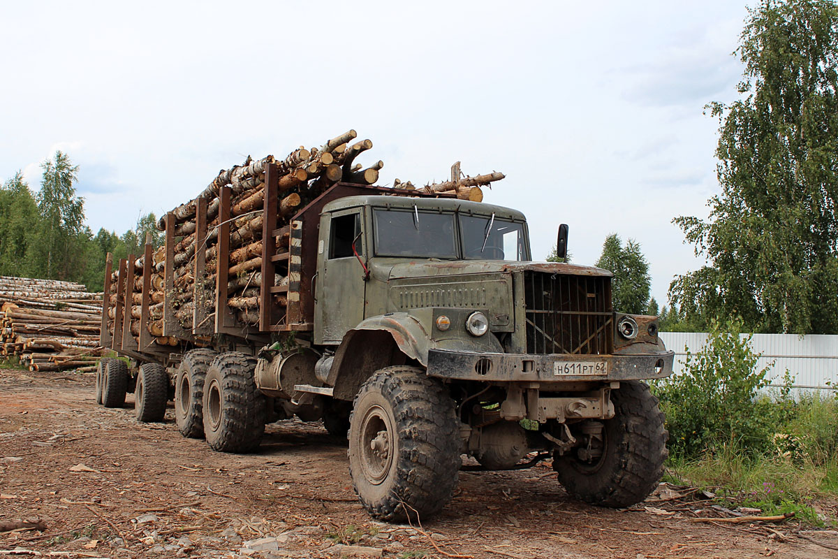 Рязанская область, № Н 611 РТ 62 — КрАЗ-255 (общая модель)