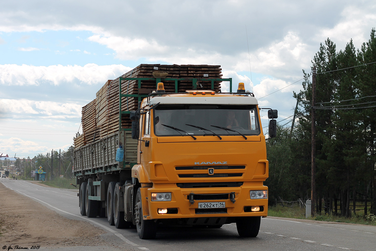 Саха (Якутия), № Е 262 КТ 14 — КамАЗ-6460-73
