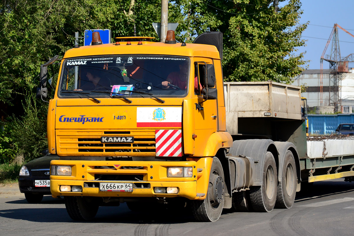 Саратовская область, № Х 666 КР 64 — КамАЗ-65116-N3(78)