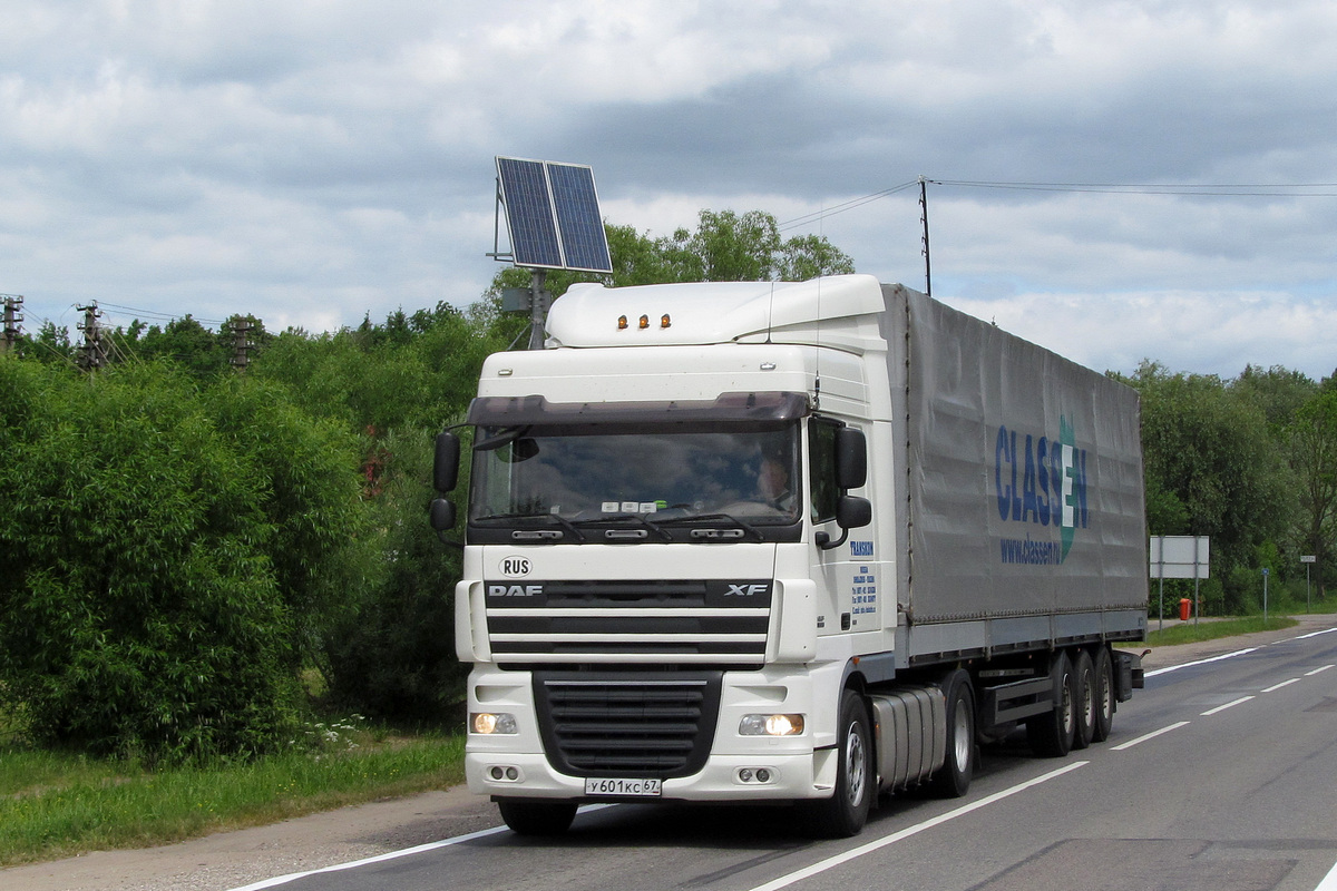 Смоленская область, № У 601 КС 67 — DAF XF105 FT