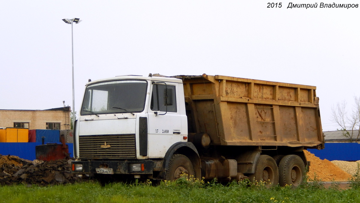 Орловская область, № М 338 НЕ 57 — МАЗ-551605