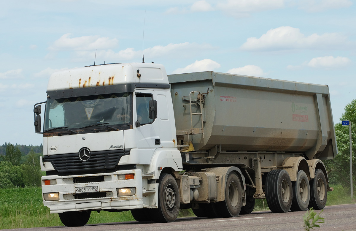 Московская область, № О 808 ТО 190 — Mercedes-Benz Axor 1840