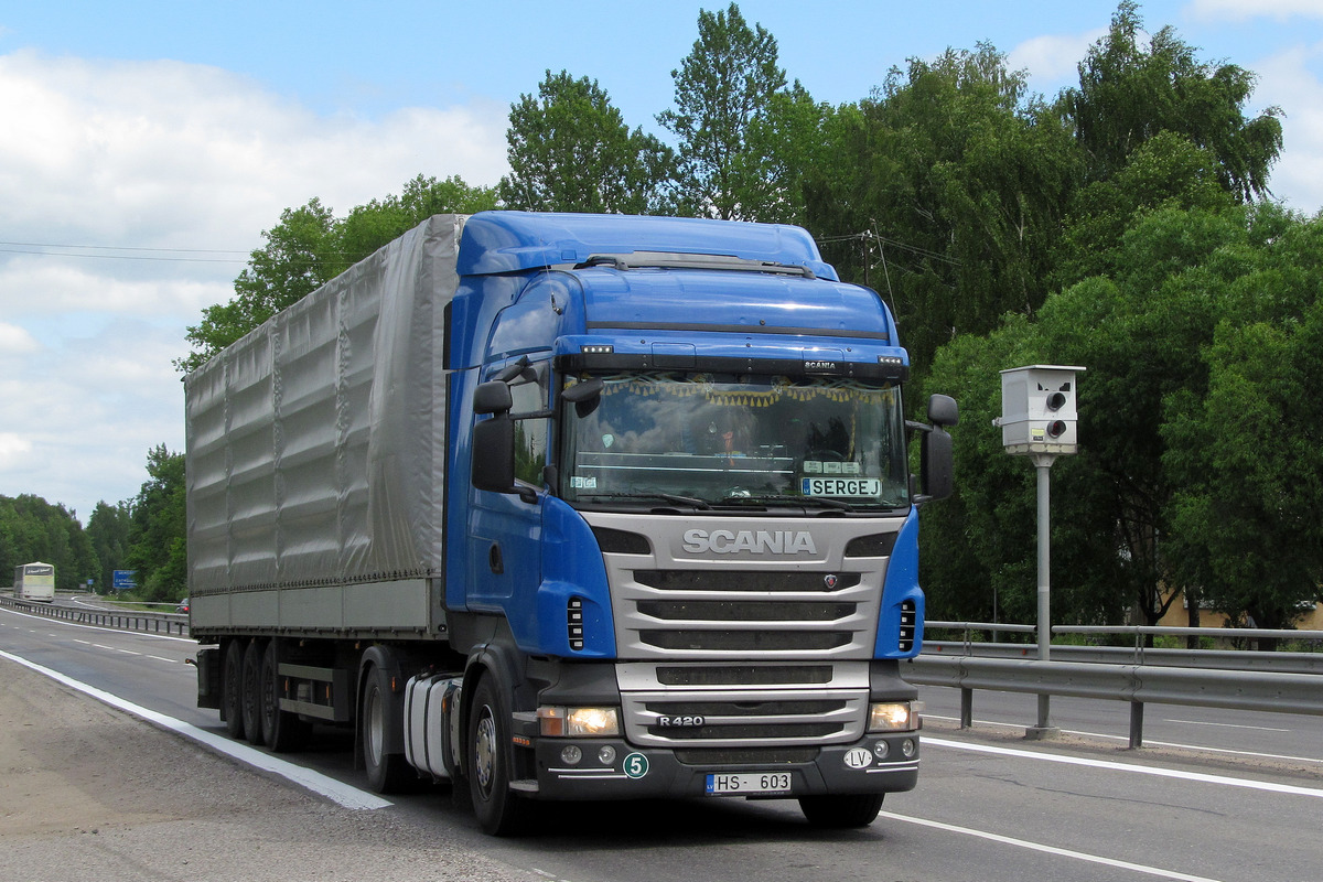 Латвия, № HS-603 — Scania ('2009) R420