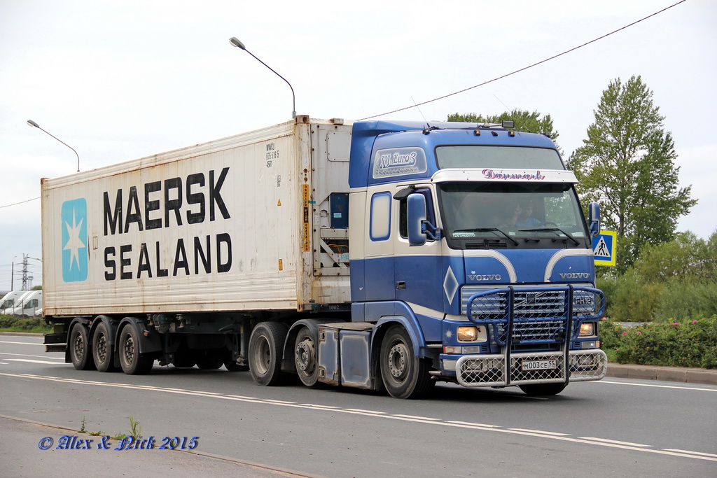 Омская область, № М 003 СЕ 55 — Volvo ('1993) FH12.420