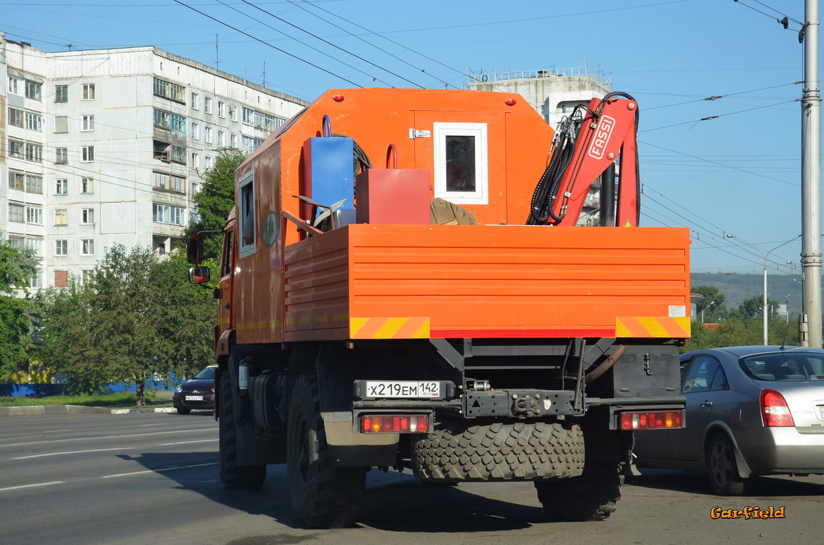 Кемеровская область, № Х 219 ЕМ 142 — КамАЗ-43502-45