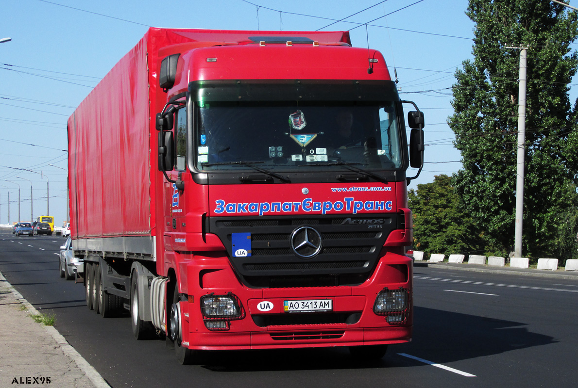 Закарпатская область, № 39 — Mercedes-Benz Actros ('2003) 1844