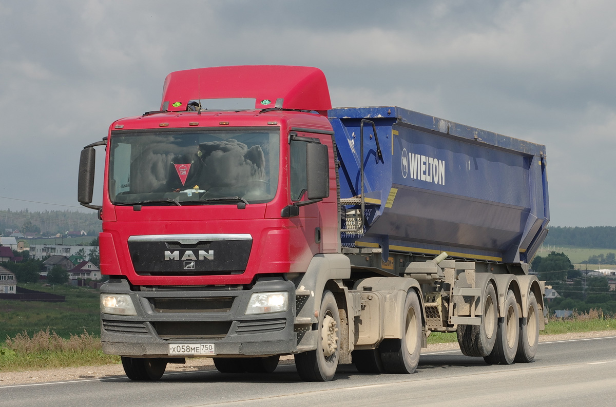 Московская область, № Х 058 МЕ 750 — MAN TGS 19.400
