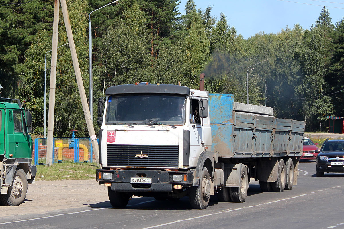 Рязанская область, № С 883 ОХ 62 — МАЗ-5432A3
