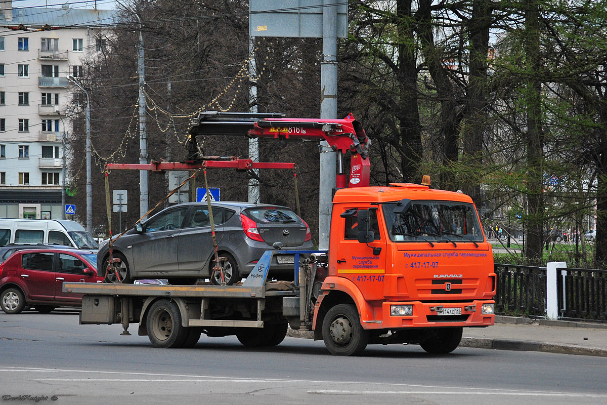 Нижегородская область, № М 114 АС 152 — КамАЗ-4308-H3(99)