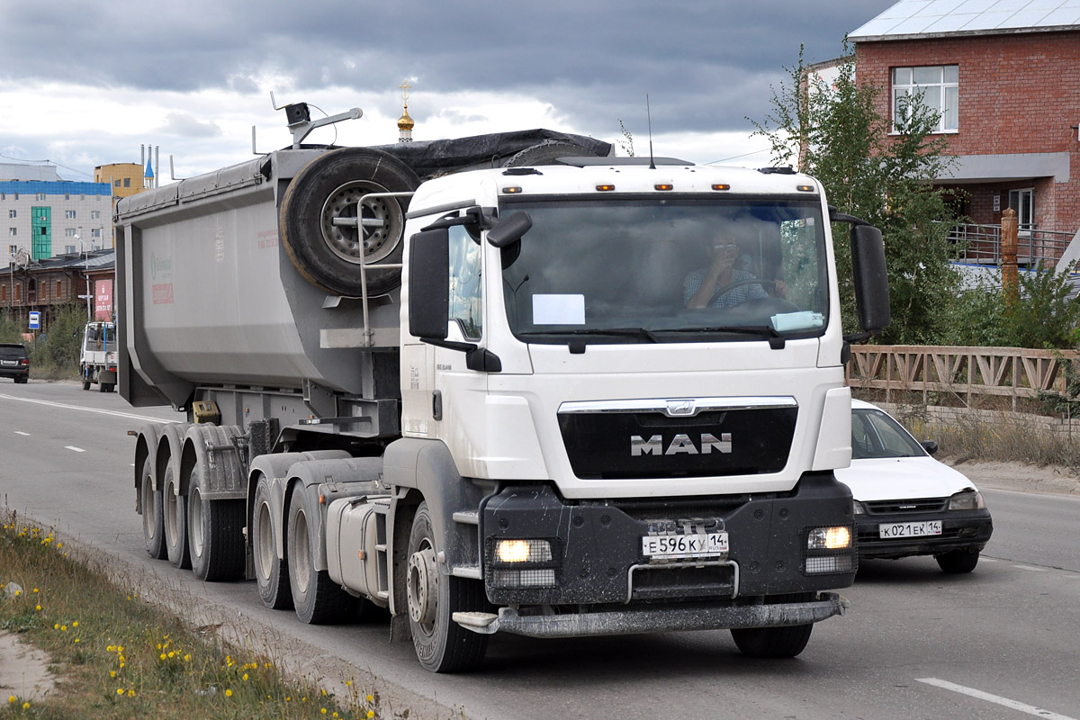 Саха (Якутия), № Е 596 КУ 14 — MAN TGS 33.440