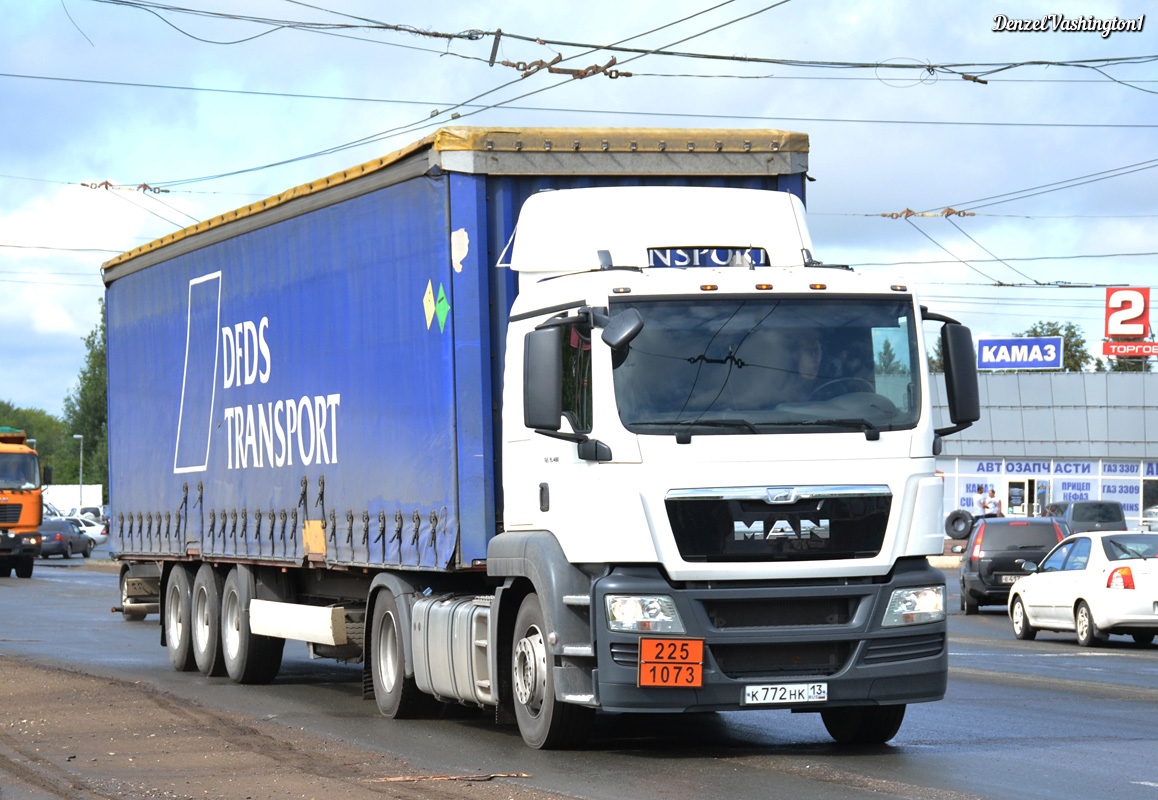 Мордовия, № К 772 НК 13 — MAN TGS 19.400