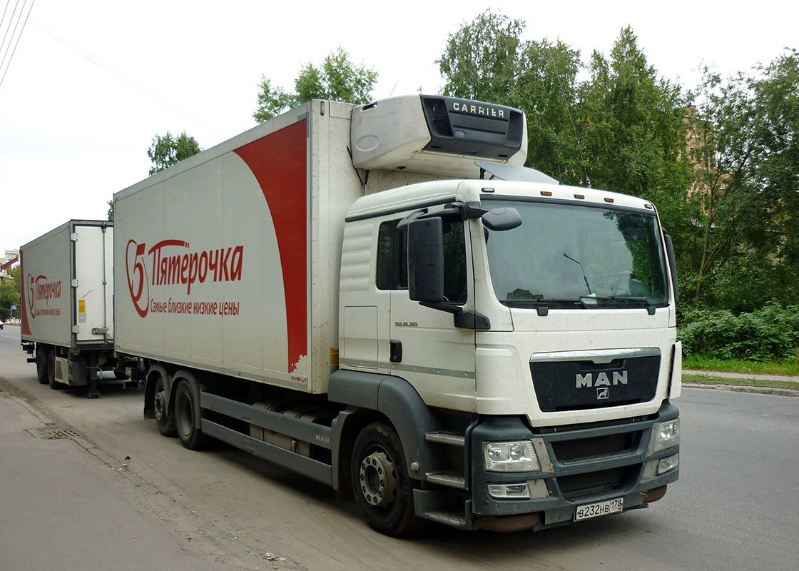 Санкт-Петербург, № В 232 НВ 178 — MAN TGS 26.350