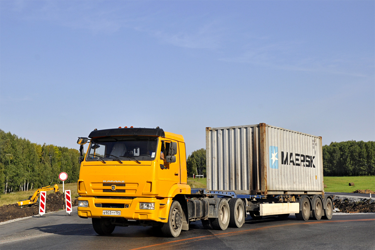 Новосибирская область, № В 903 ТТ 154 — КамАЗ-65116-N3(78)
