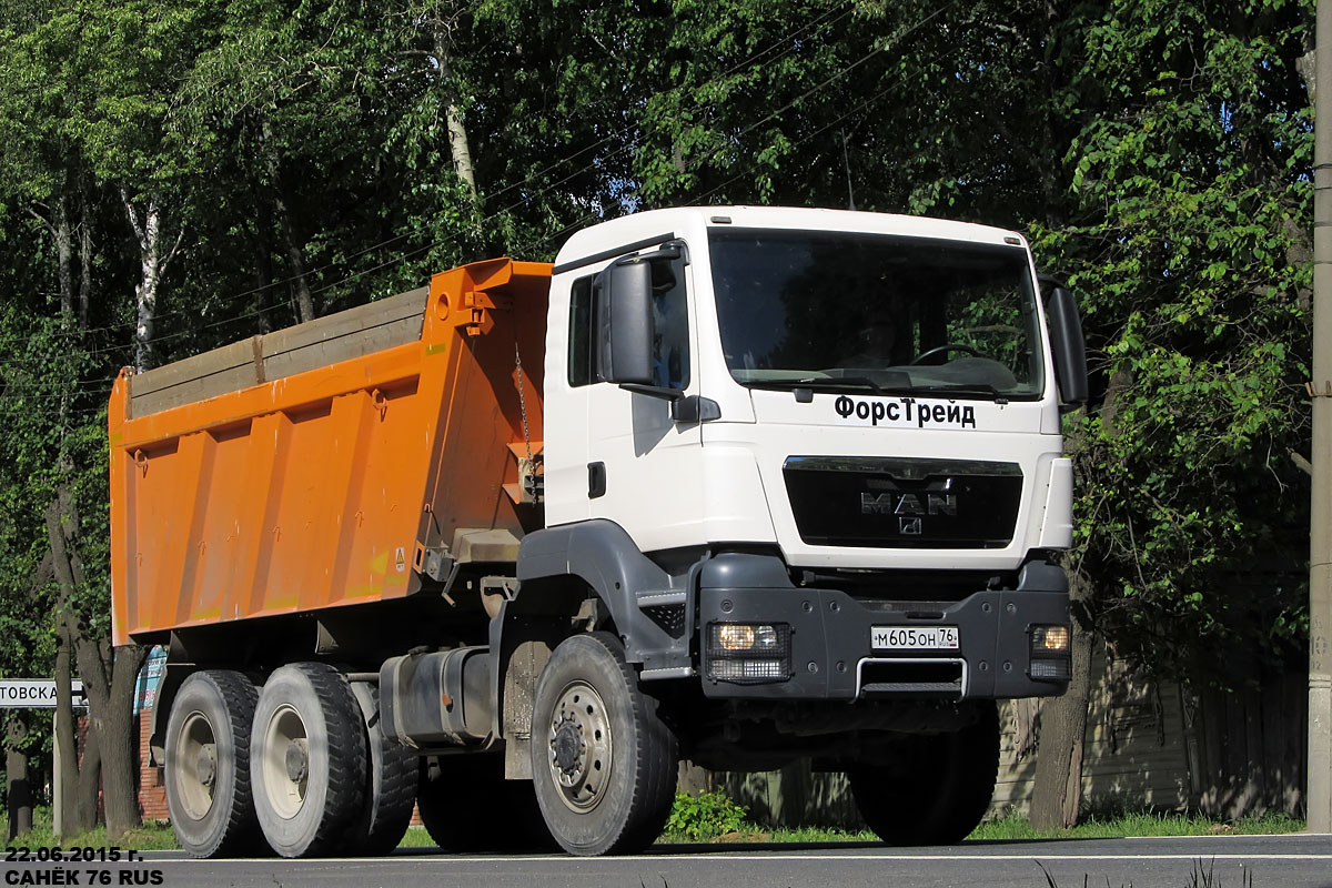 Ярославская область, № М 605 ОН 76 — MAN TGS 40.430