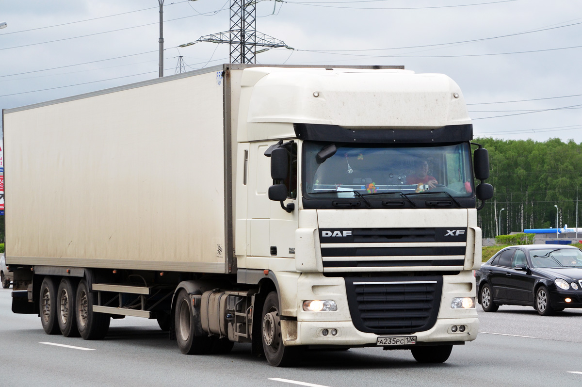 Ставропольский край, № А 235 РС 126 — DAF XF105 FT