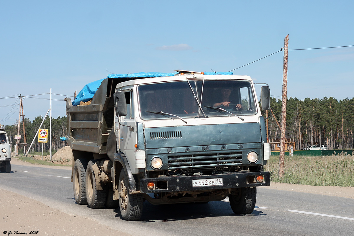 Саха (Якутия), № У 592 КВ 14 — КамАЗ-5410