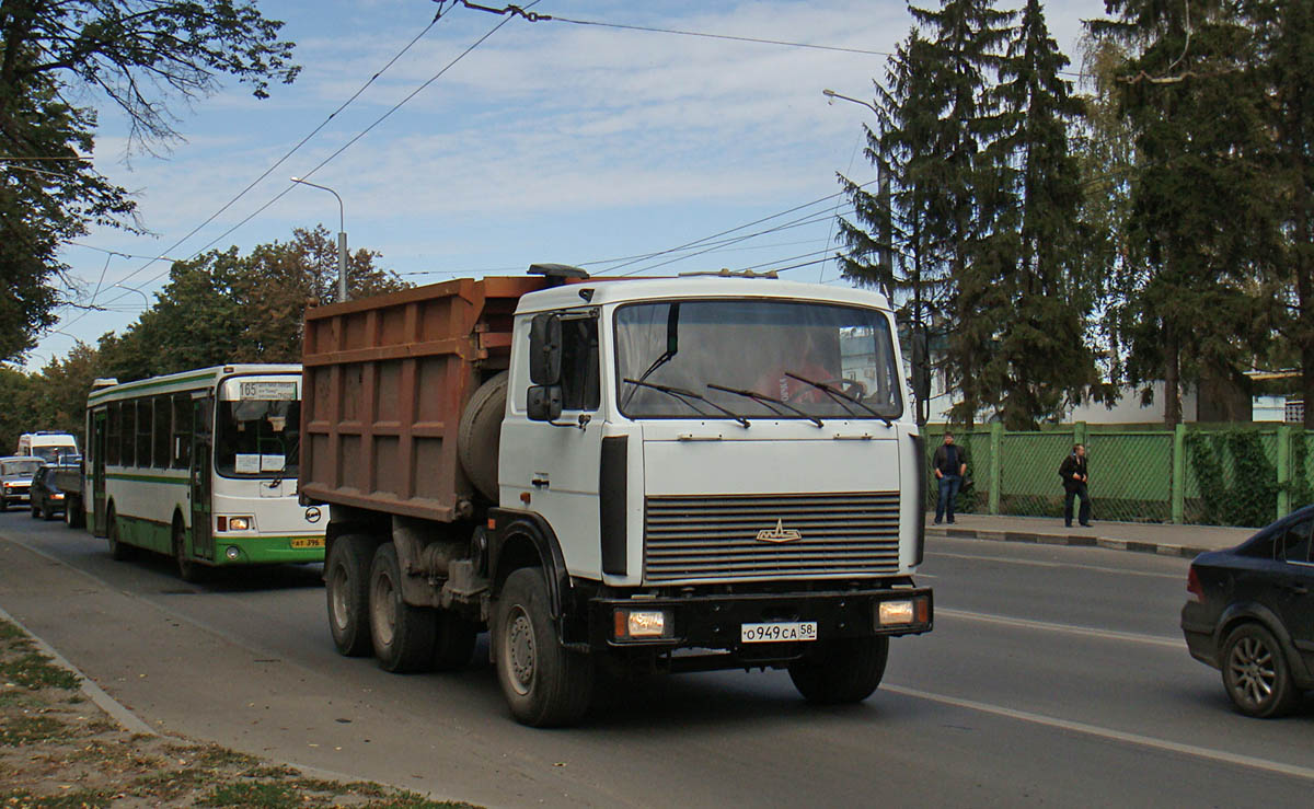 Пензенская область, № О 949 СА 58 — МАЗ-5516A5