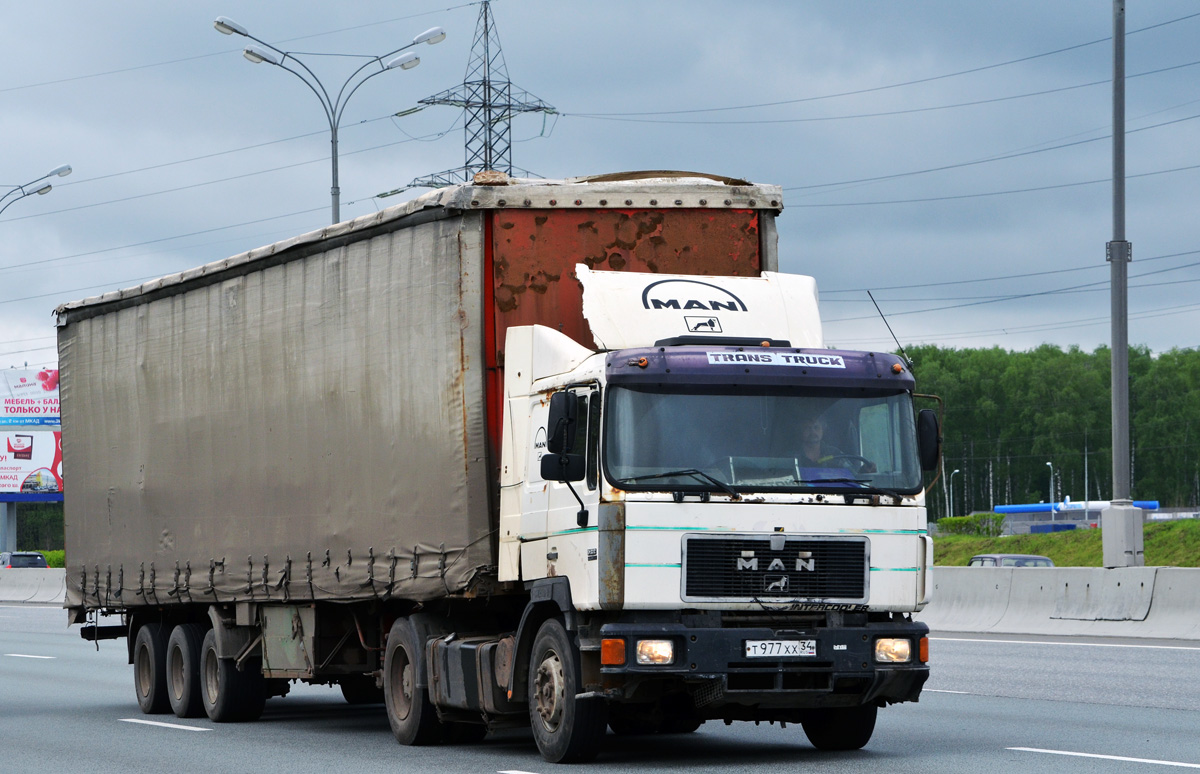 Волгоградская область, № Т 977 ХХ 34 — MAN F90 19.372