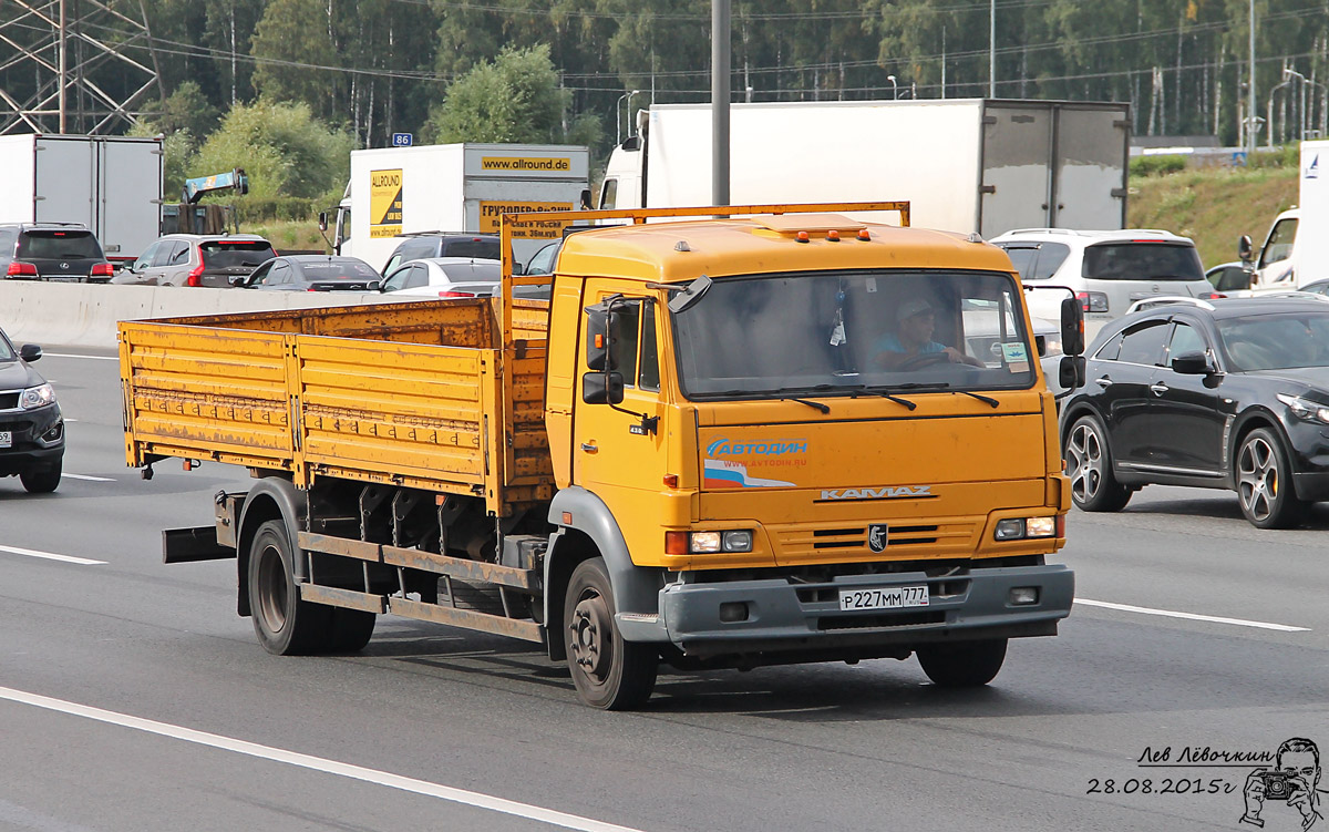 Москва, № Р 227 ММ 777 — КамАЗ-4308-A3(96)