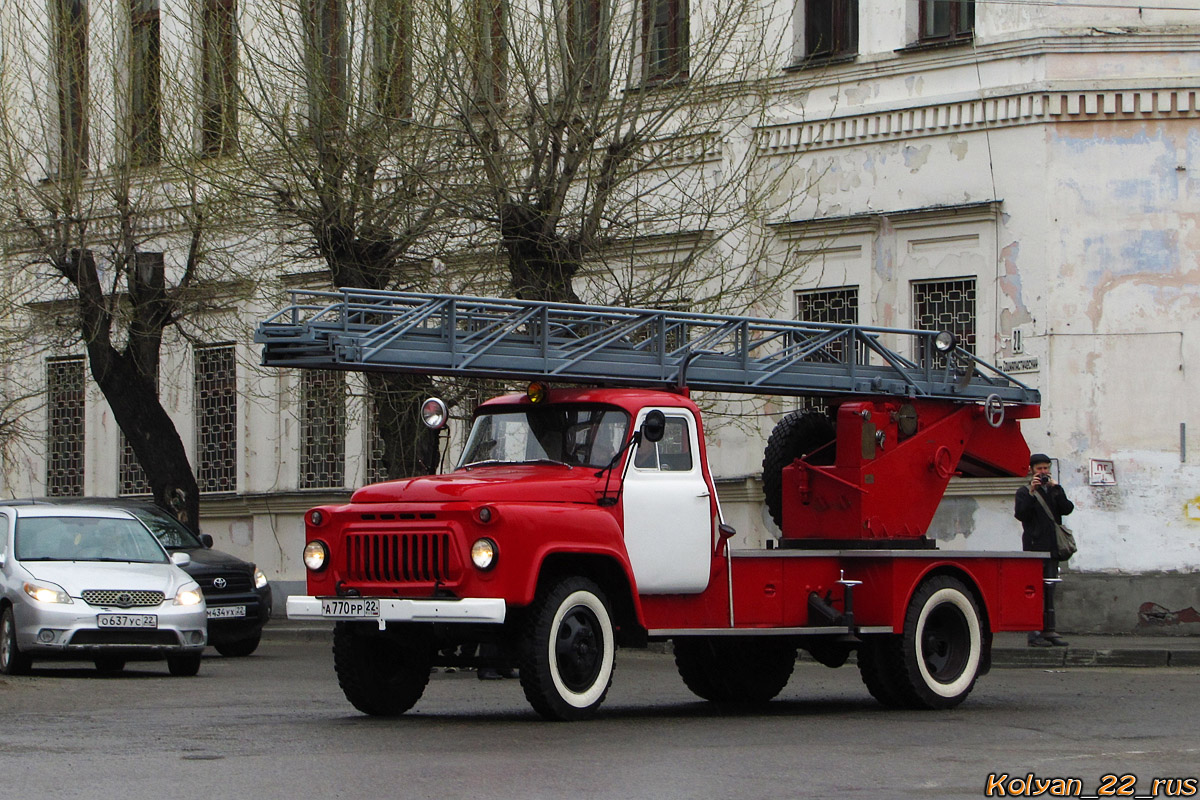 Алтайский край, № А 770 РР 22 — ГАЗ-52-01 (ГАЗ-52А); Алтайский край — День пожарной охраны 2015