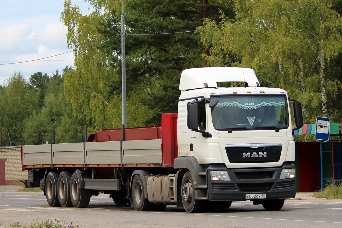 Кировская область, № Х 002 ОУ 43 — MAN TGS 19.400