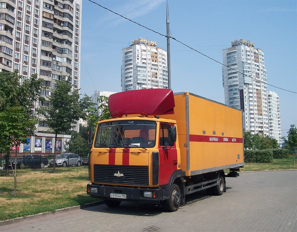 Москва, № У 117 УК 199 — МАЗ-437043