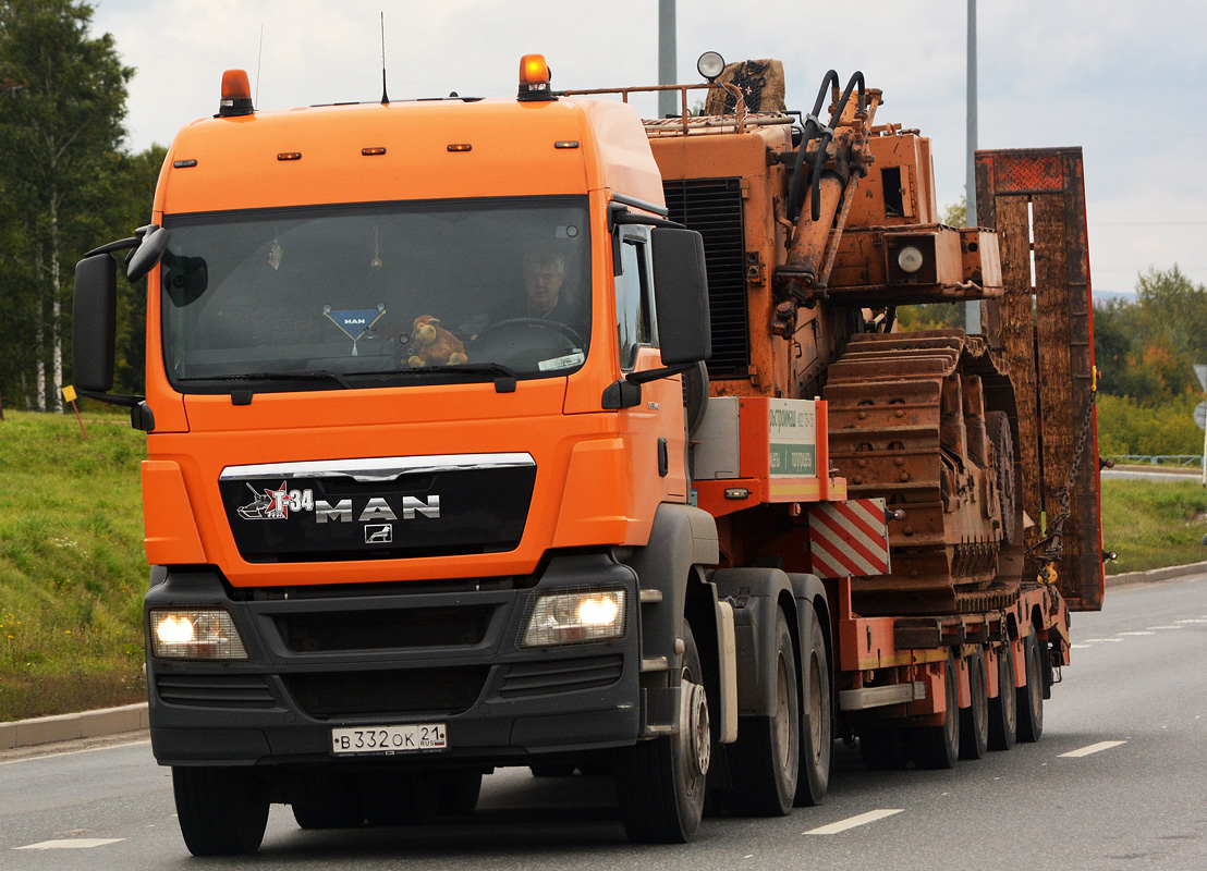 Чувашия, № В 332 ОК 21 — MAN TGS 33.440