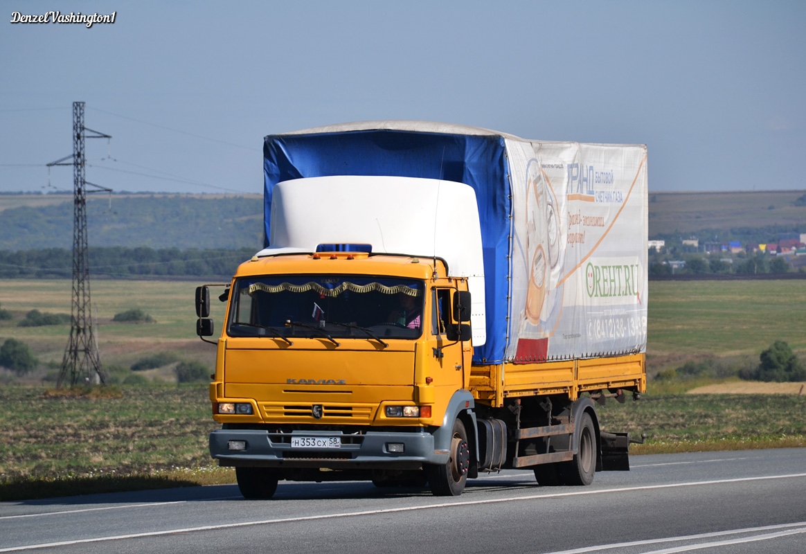 Пензенская область, № Н 353 СХ 58 — КамАЗ-4308-A3(96)