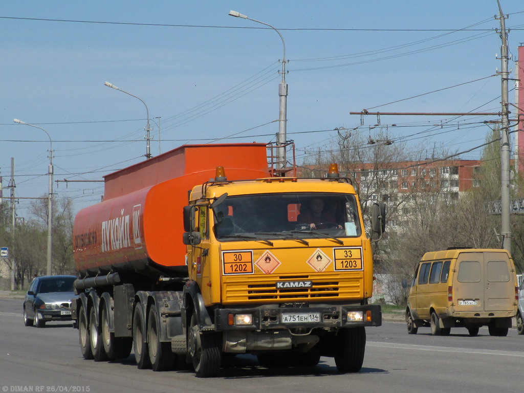 Волгоградская область, № А 751 ЕН 134 — КамАЗ-65116-N3(78)