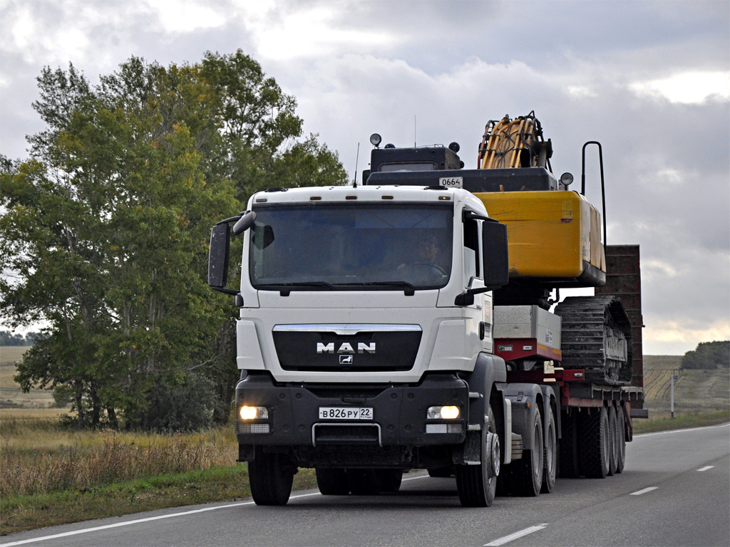 Алтайский край, № В 826 РУ 22 — MAN TGS 33.440