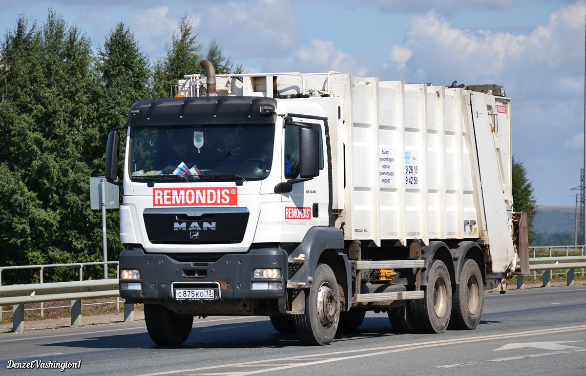 Мордовия, № С 875 КО 13 — MAN TGS 33.350