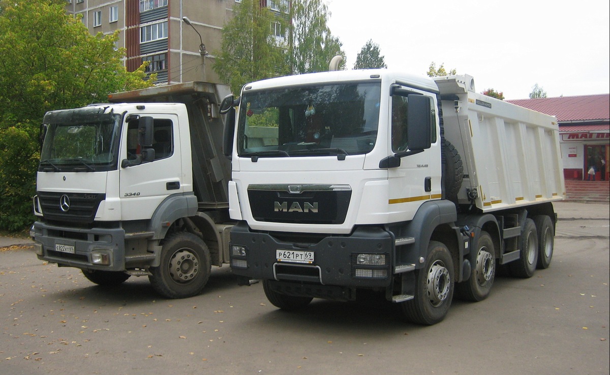 Тверская область, № Р 621 РТ 69 — MAN TGS 41.400