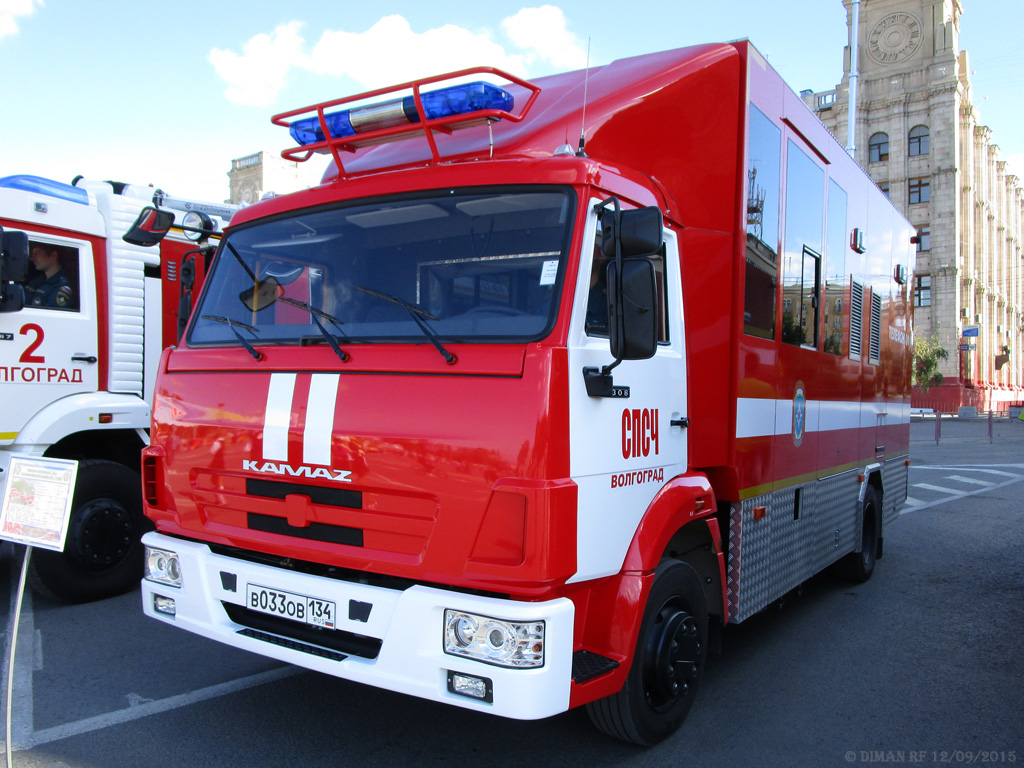 Волгоградская область, № В 033 ОВ 134 — КамАЗ-4308-C4(25)