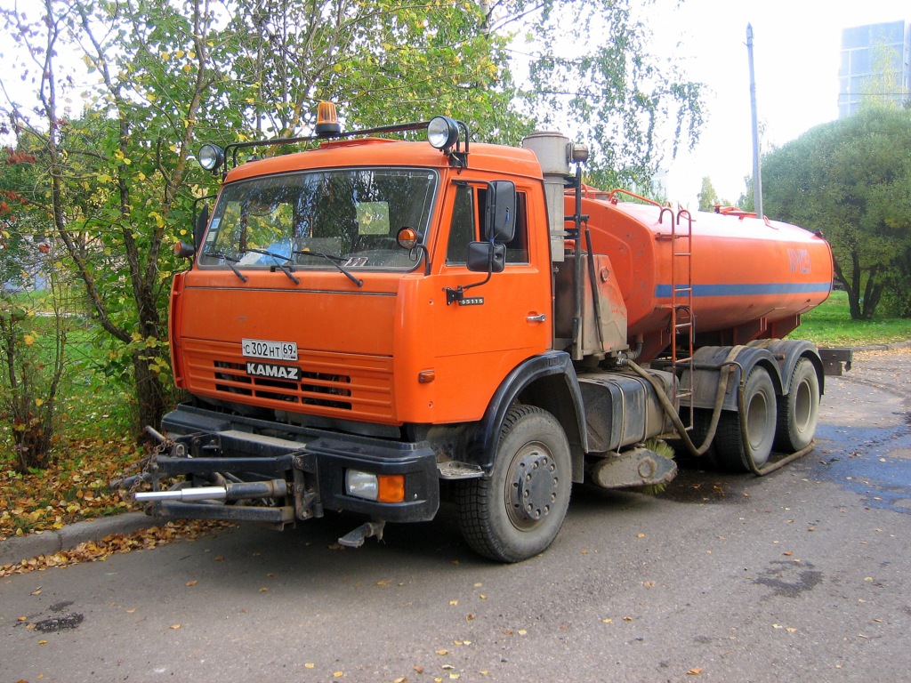 Тверская область, № С 302 НТ 69 — КамАЗ-65115-D3(97)
