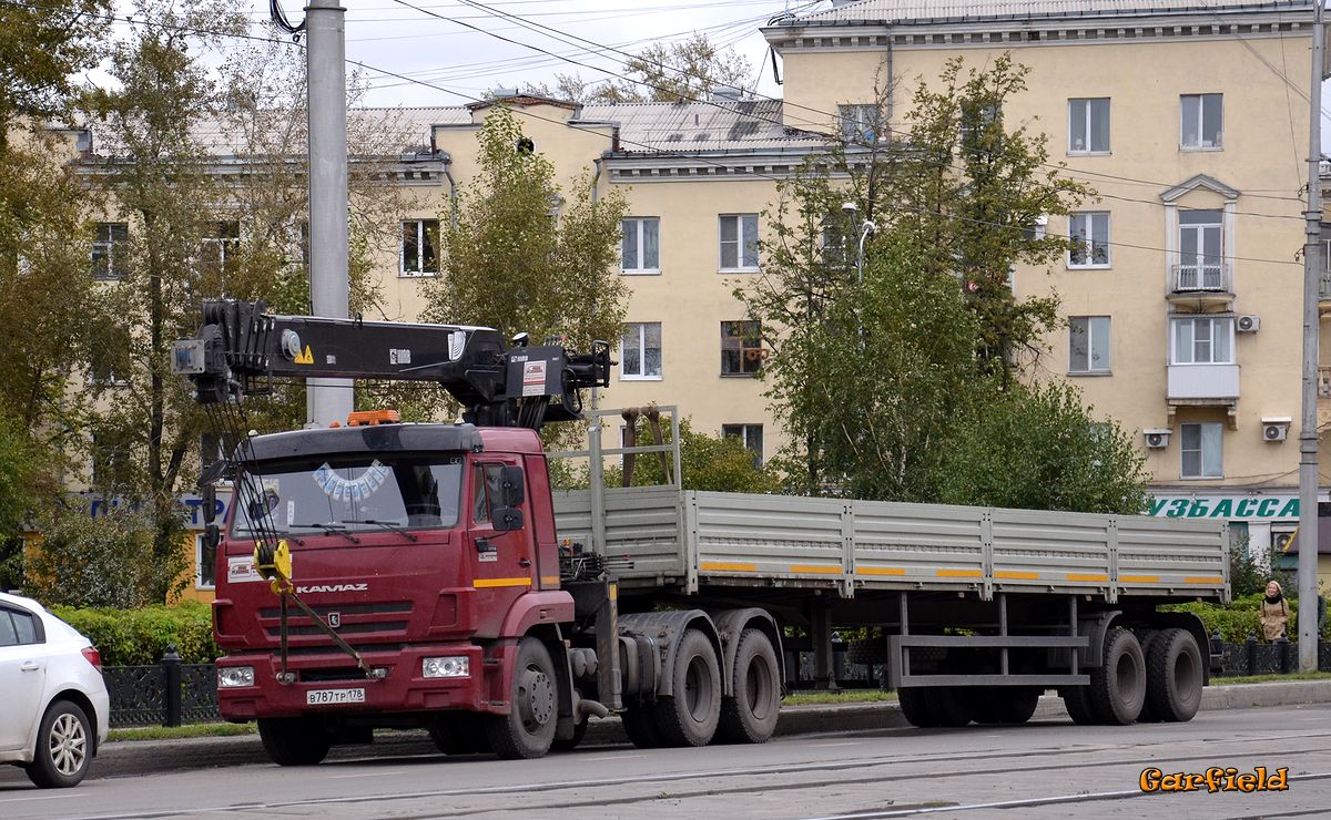 Кемеровская область, № В 787 ТР 178 — КамАЗ-65116-A4(23)