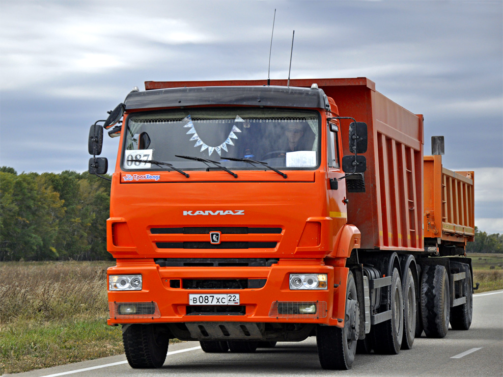 Алтайский край, № В 087 ХС 22 — КамАЗ-6520-K4(29)