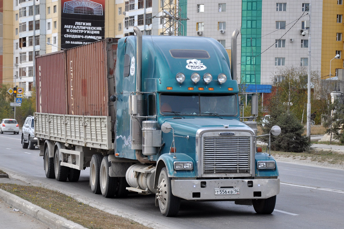 Саха (Якутия), № Т 556 КВ 14 — Freightliner FLD 132 Classic XL