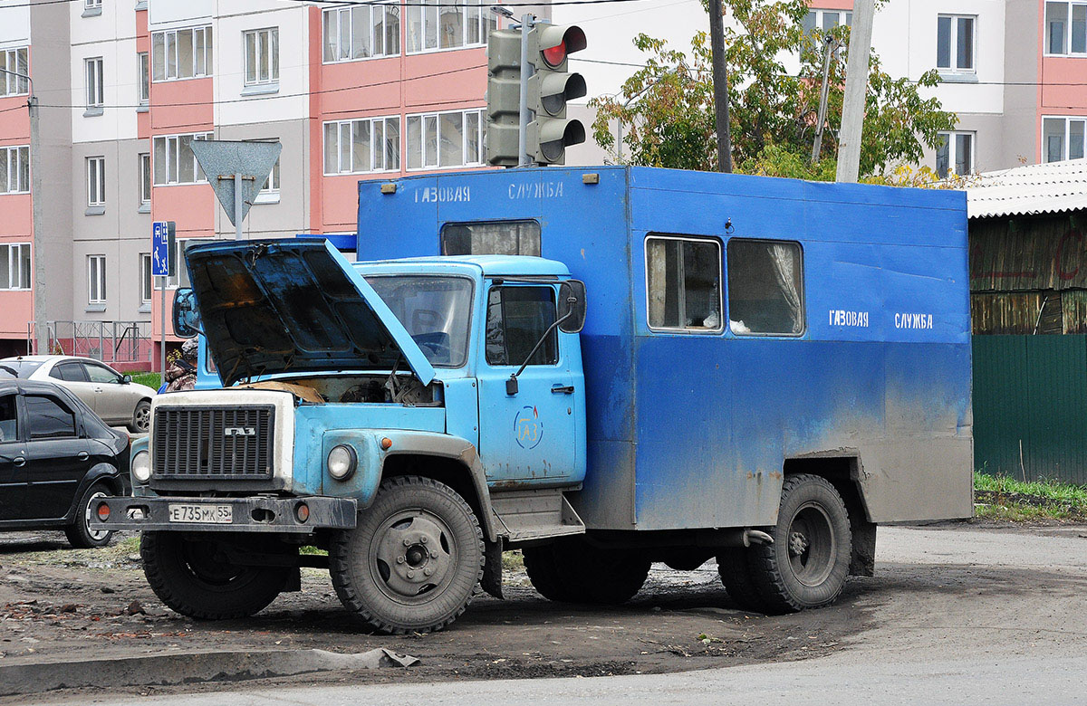 Омская область, № Е 735 МК 55 — ГАЗ-3307