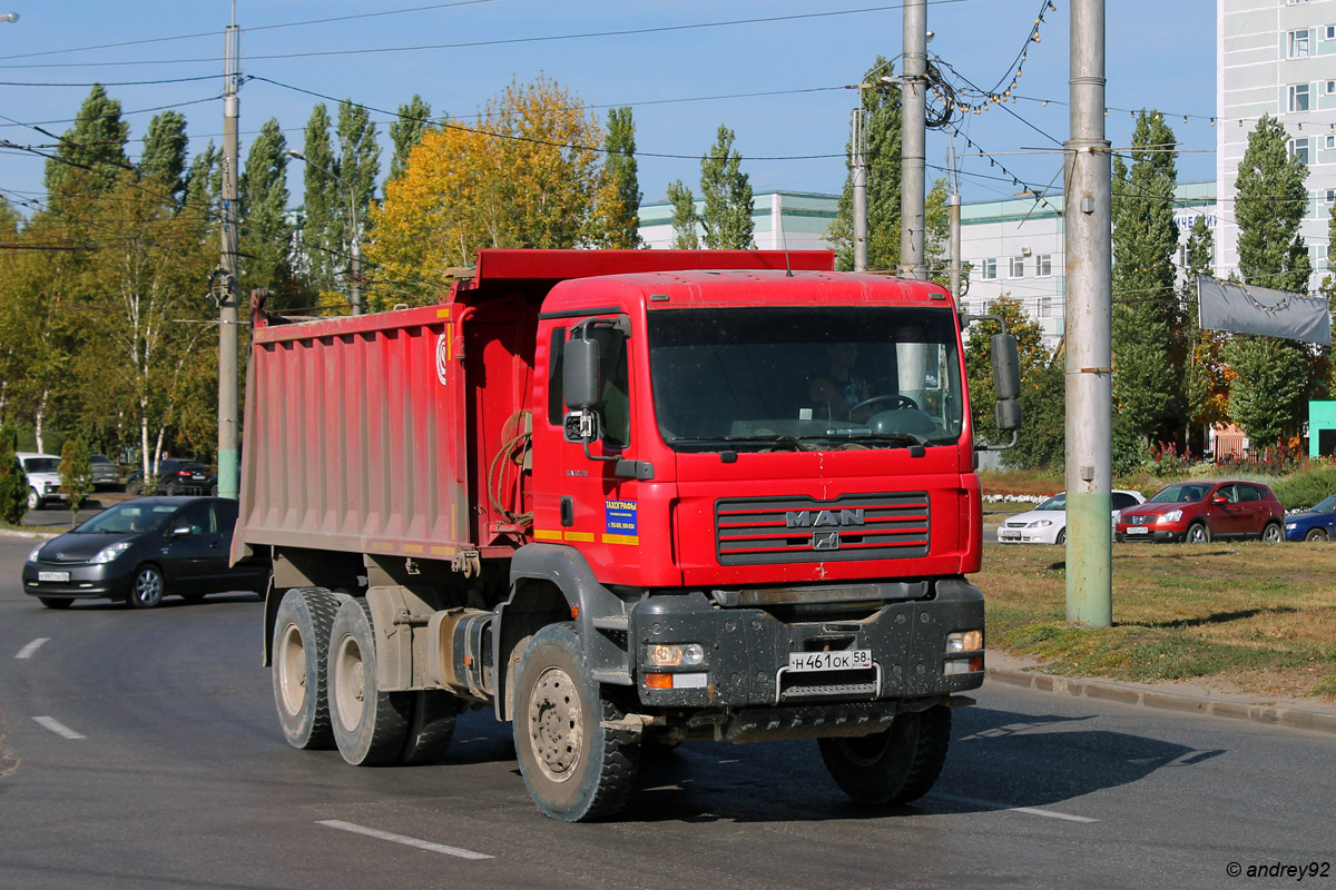 Пензенская область, № Н 461 ОК 58 — MAN TGA 40.390